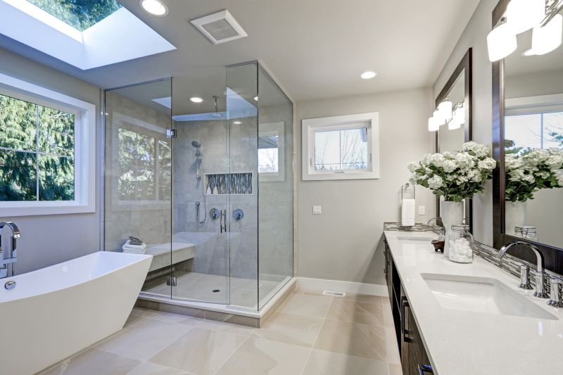 Modern Shower and Tub Combo